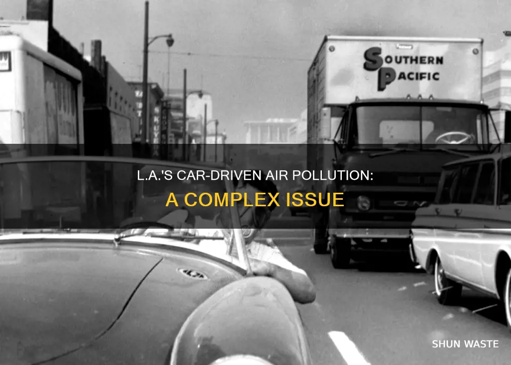 do cars cause air pollution in la