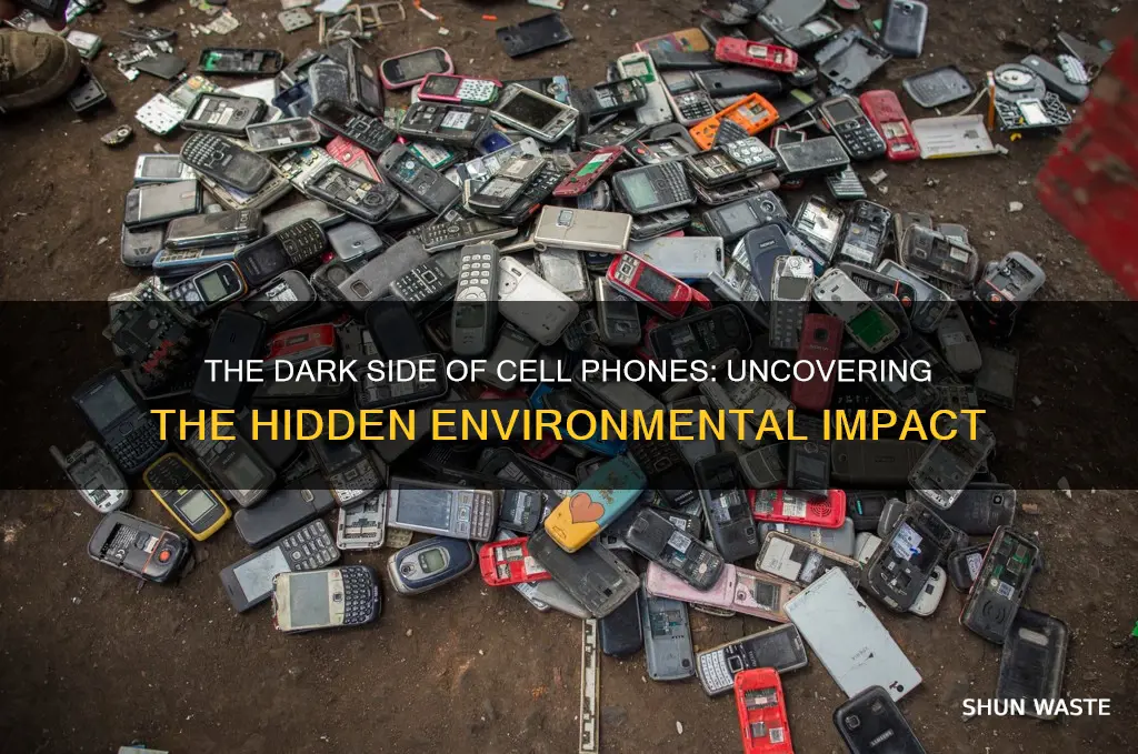 do cell phones cause pollution