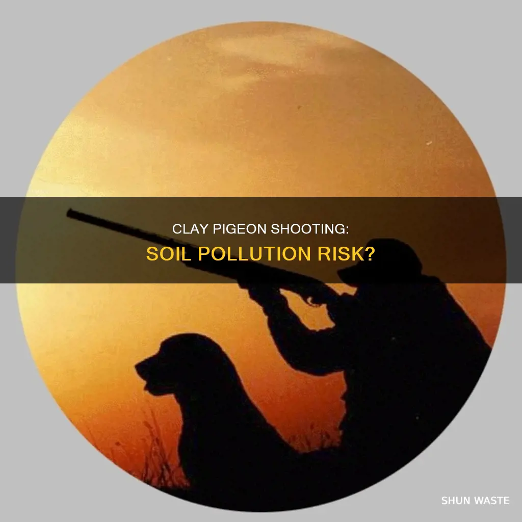 do clay pigeons pollute the soil