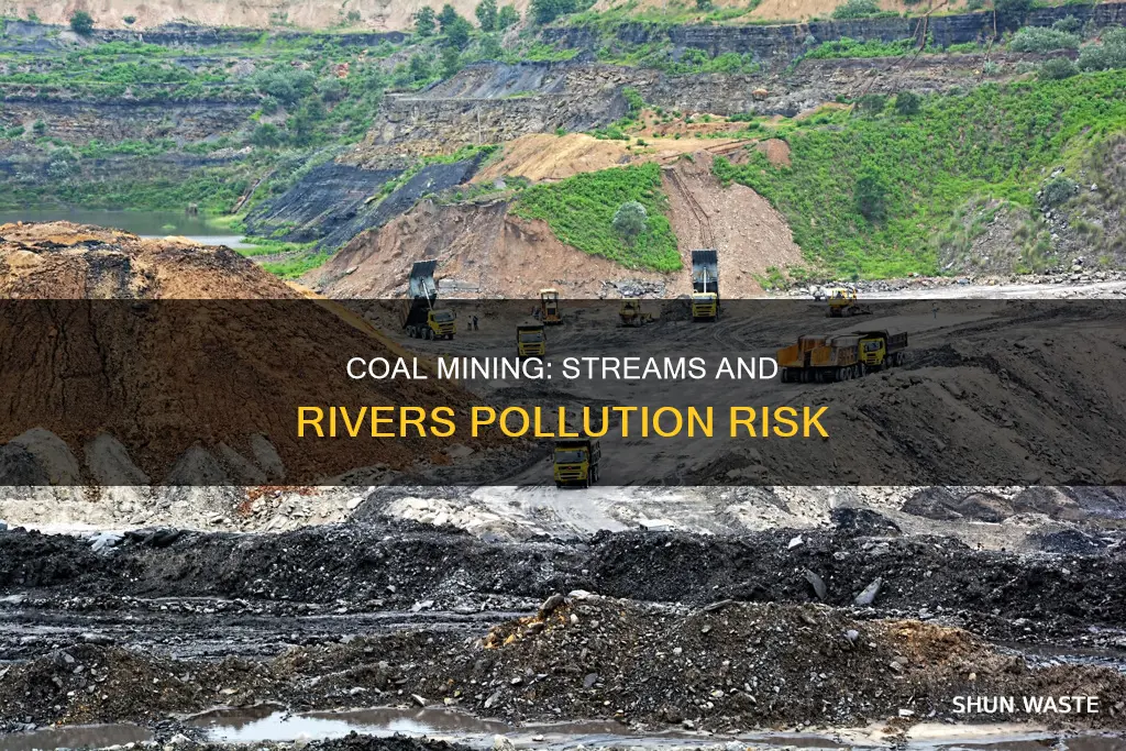 do coal mines pollute streams and rivers