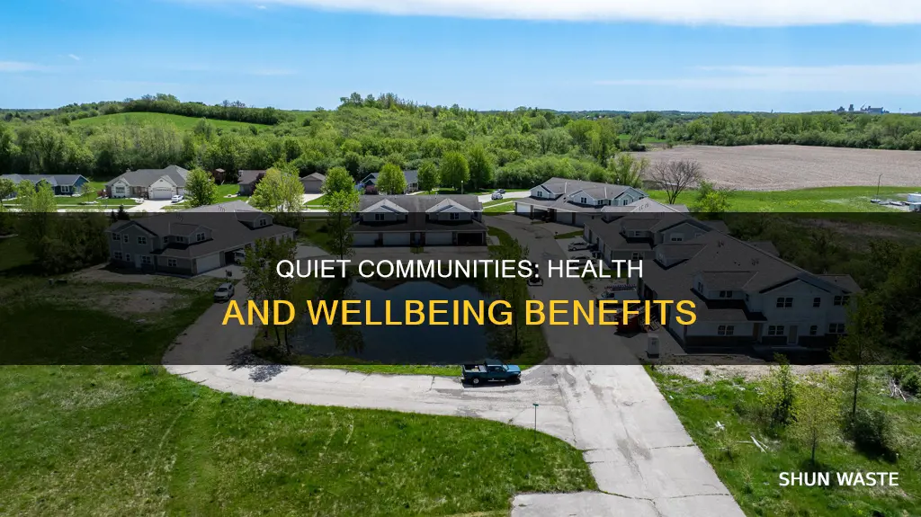do communities with little noise pollution do bettwe