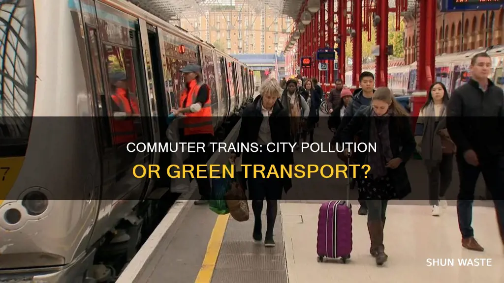do commuter trains pollute the city