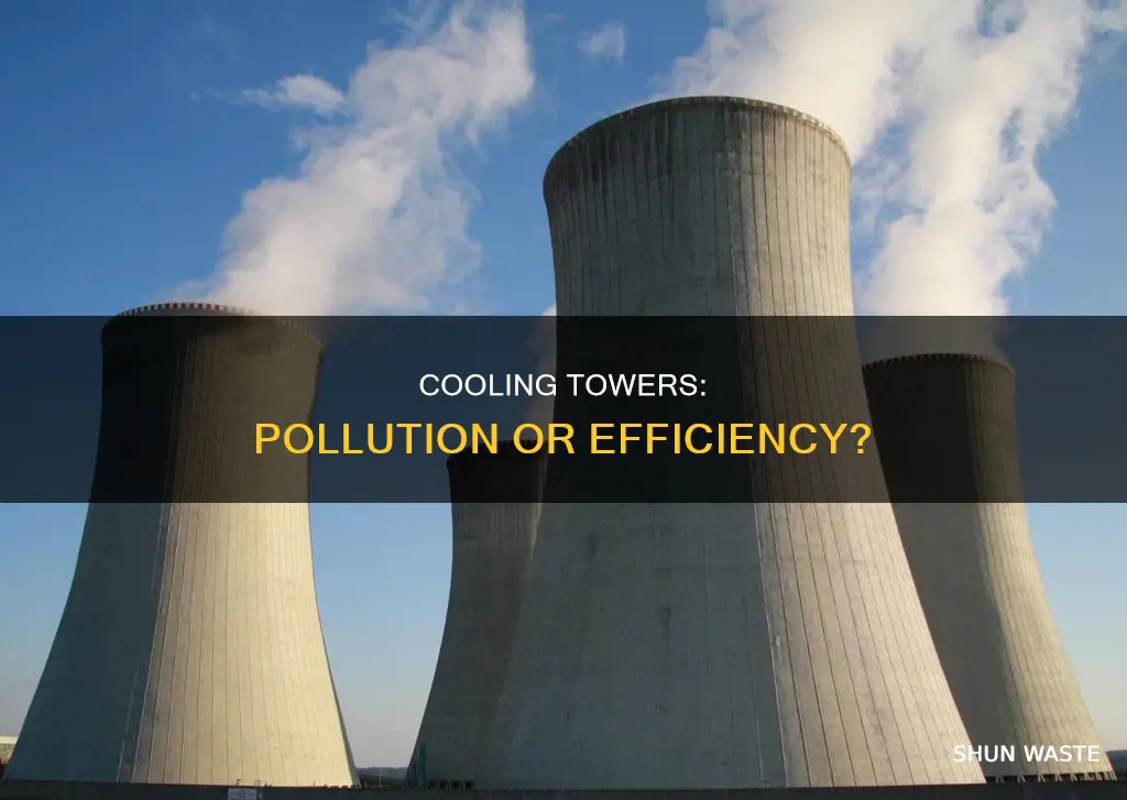 do cooling towers pollute