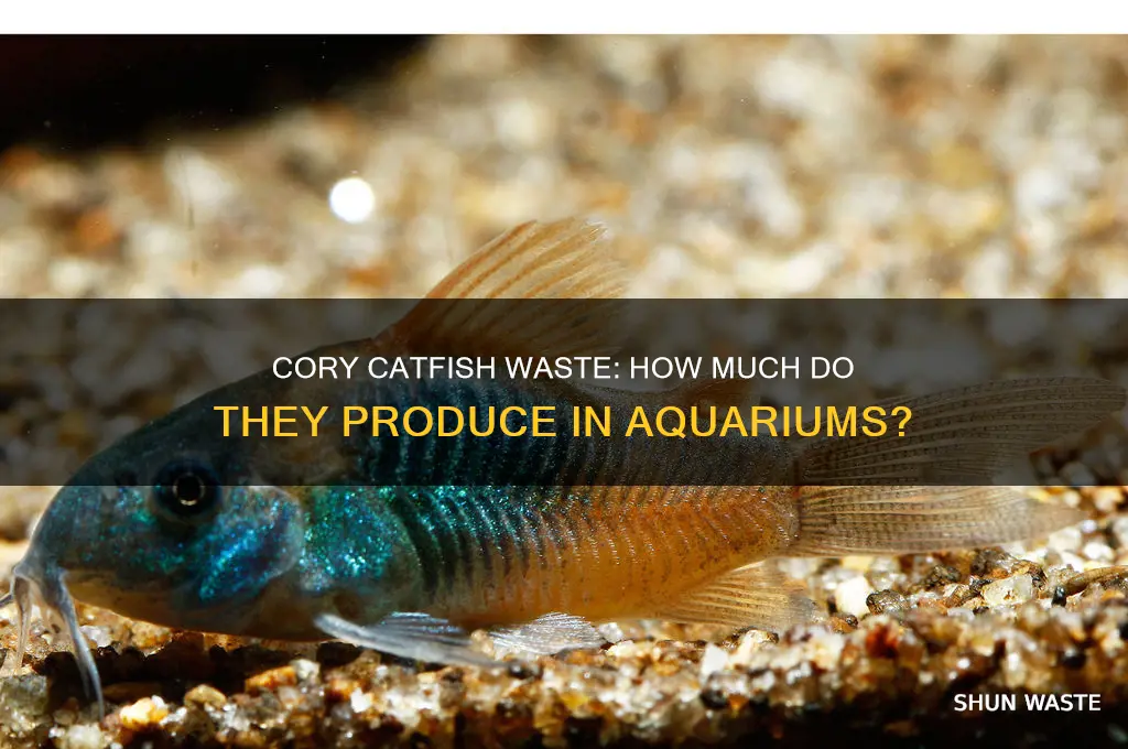 do cory catfish make a lot of waste