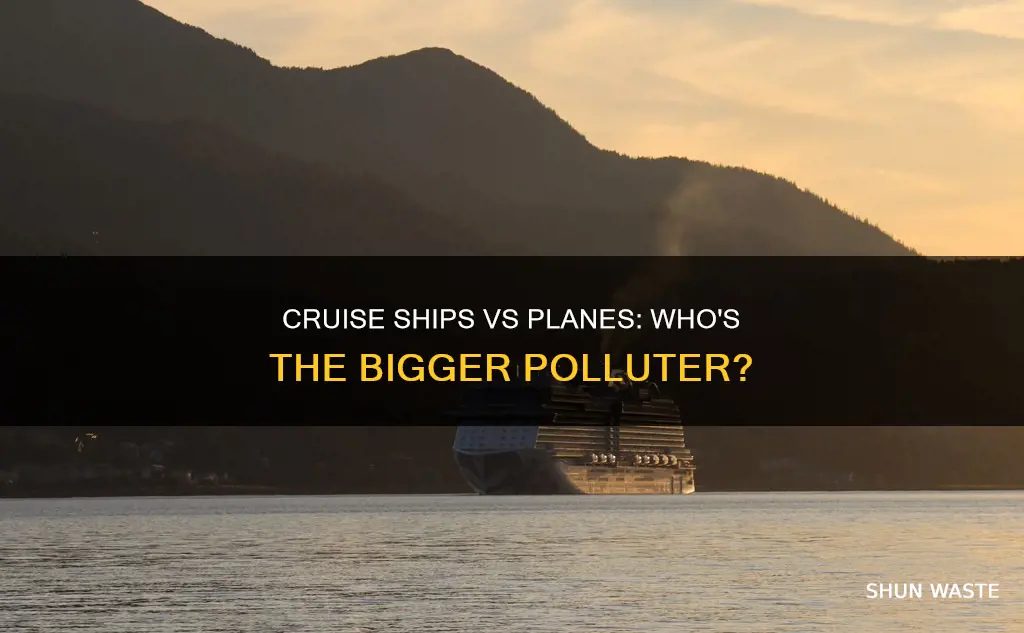 do cruise ships pollute more than planes