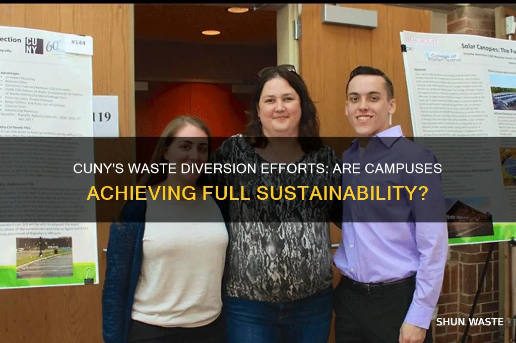 do cuny colleges have full waste diversion