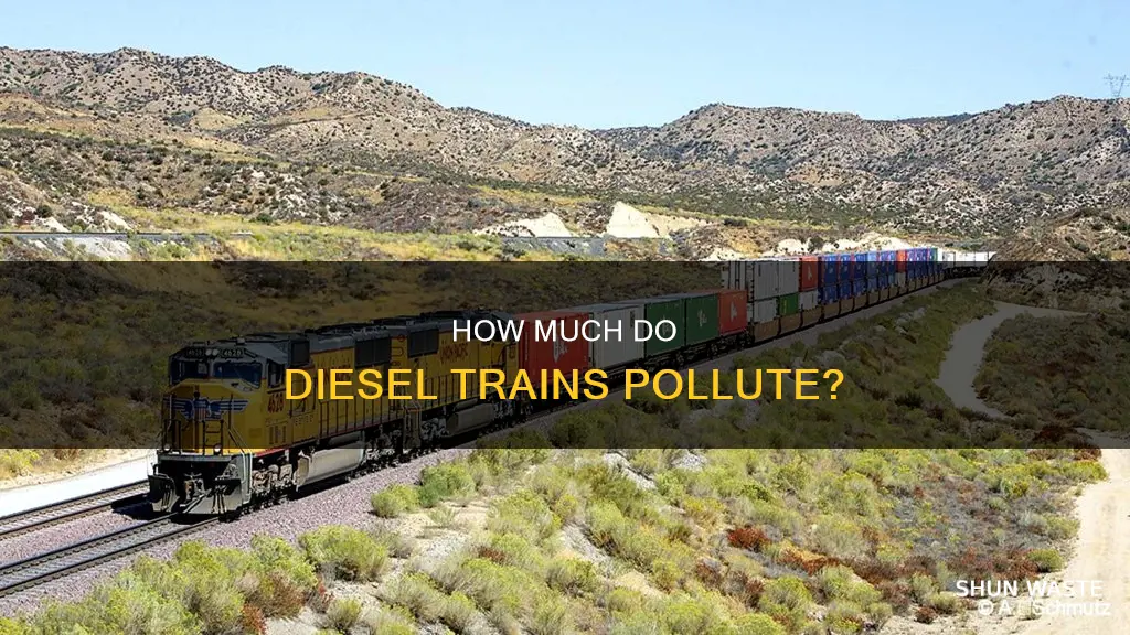 do deisel trains pollute