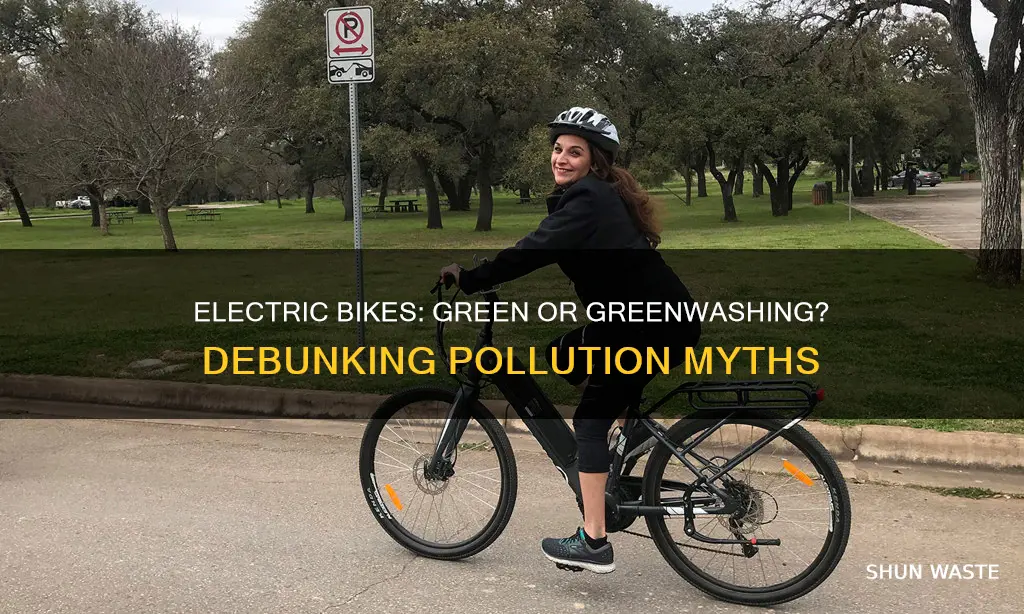 do electric bikes cause pollution