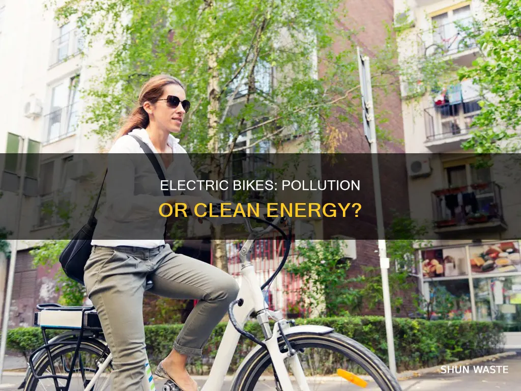 do electric bikes cause pollution