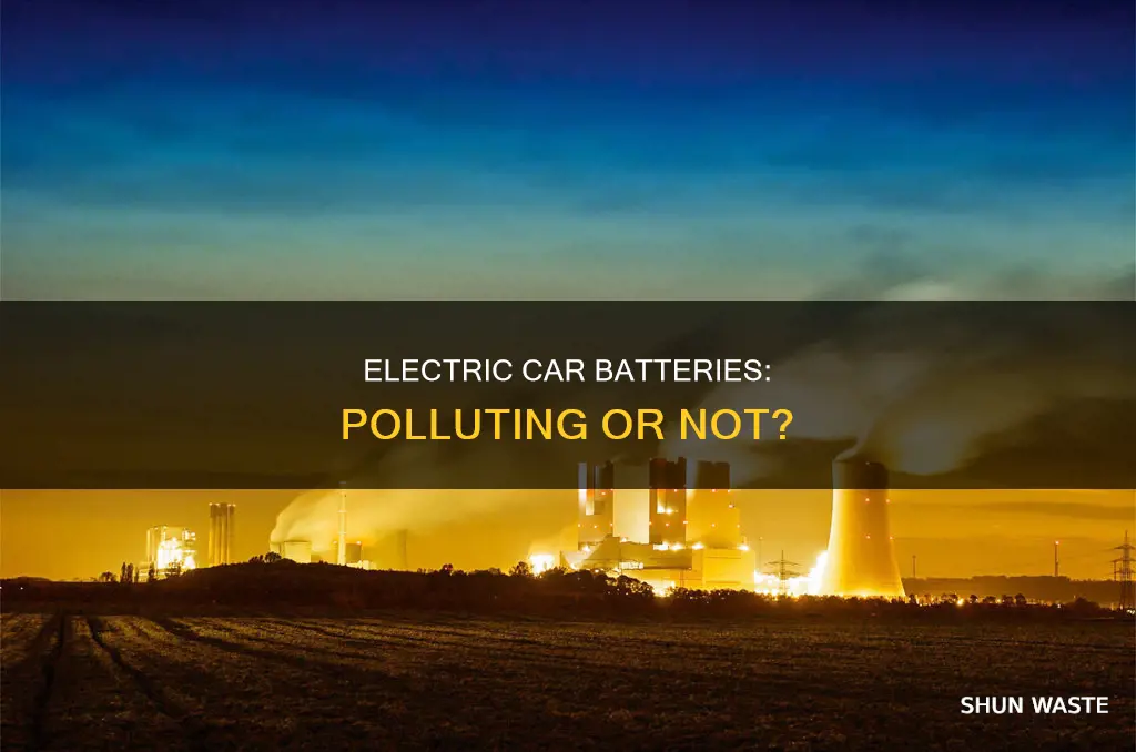 do electric car batteries pollute