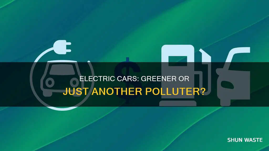 do electric cars pollute less than gasoline