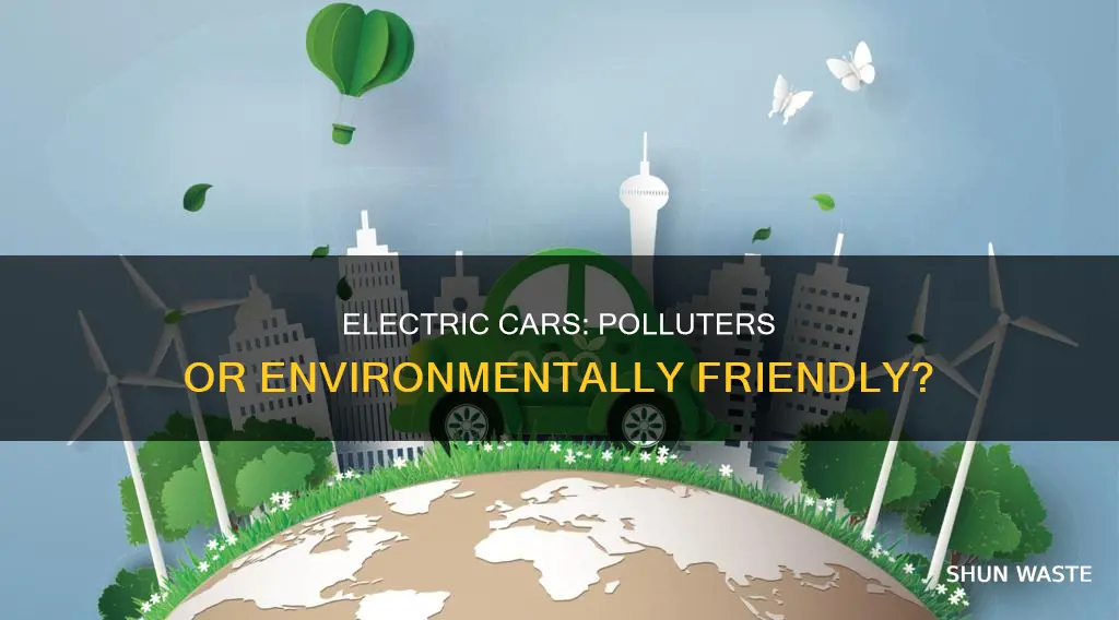 do electric cars pollute more than gas cars