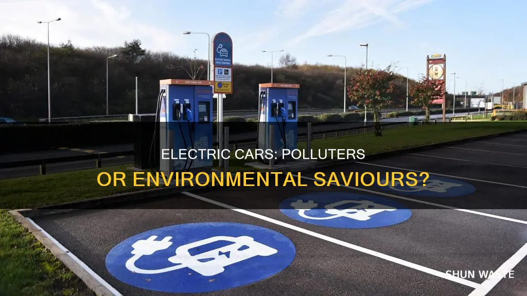 do electric cars produce more pollution than gas cars