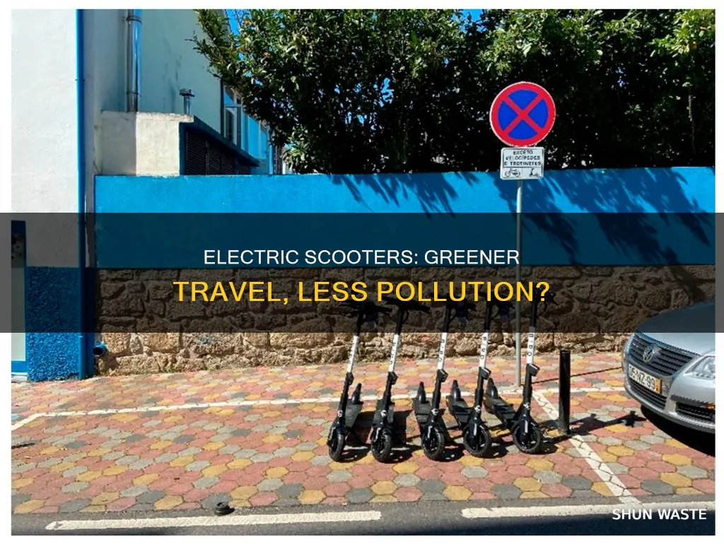 do electric scooters reduce pollution