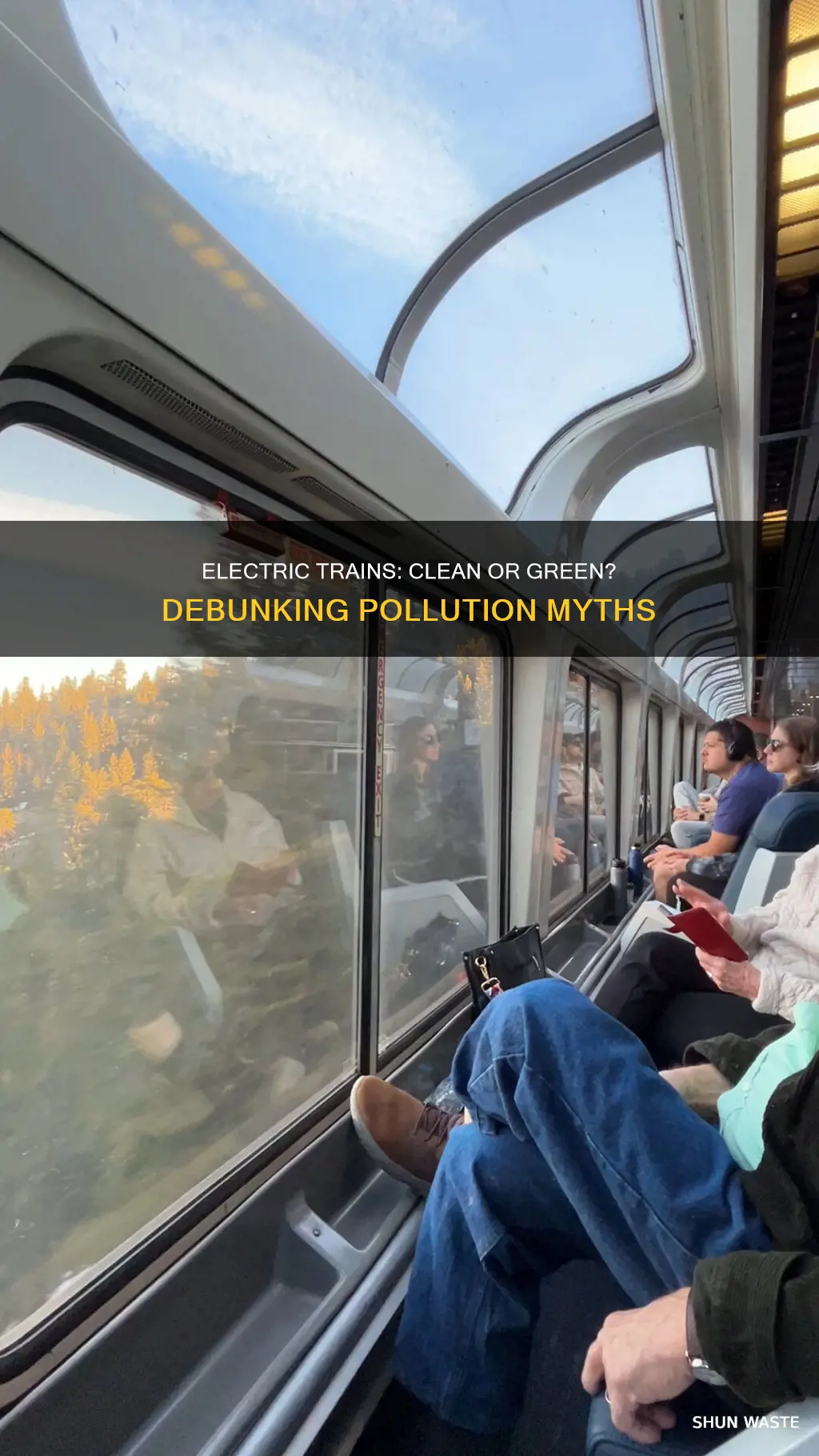 do electric trains cause pollution