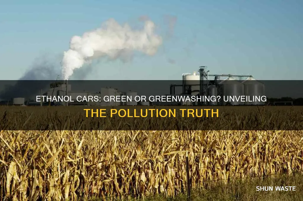 do ethanol cars cause pollution