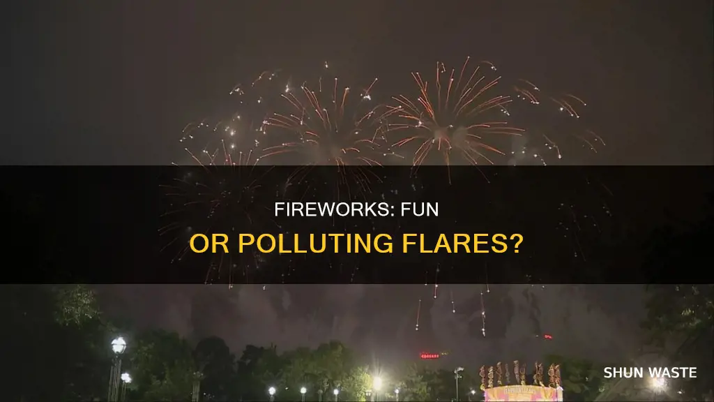 do fireworks contribute to pollution