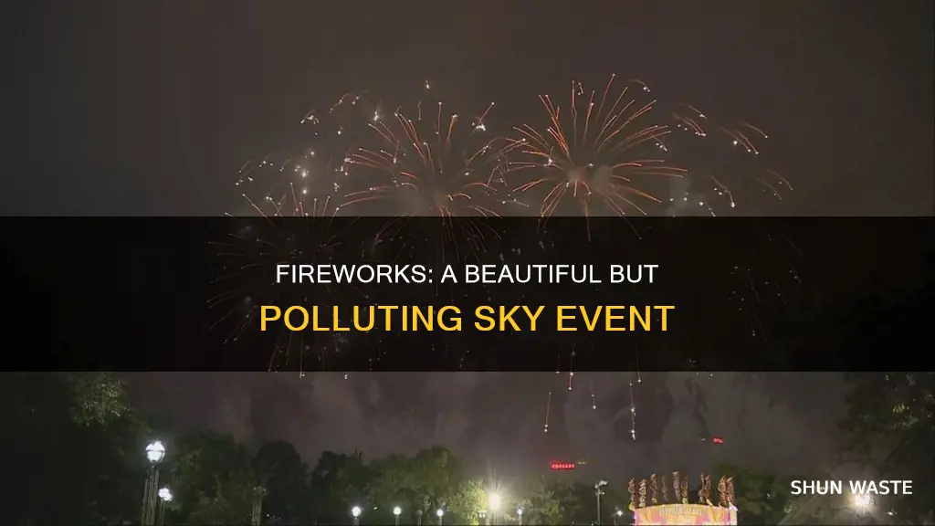 do fireworks pollute the sky