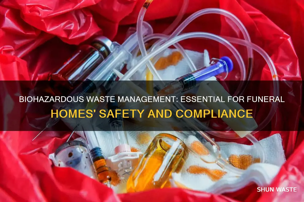 do funeral homes need bio biohazardous waste