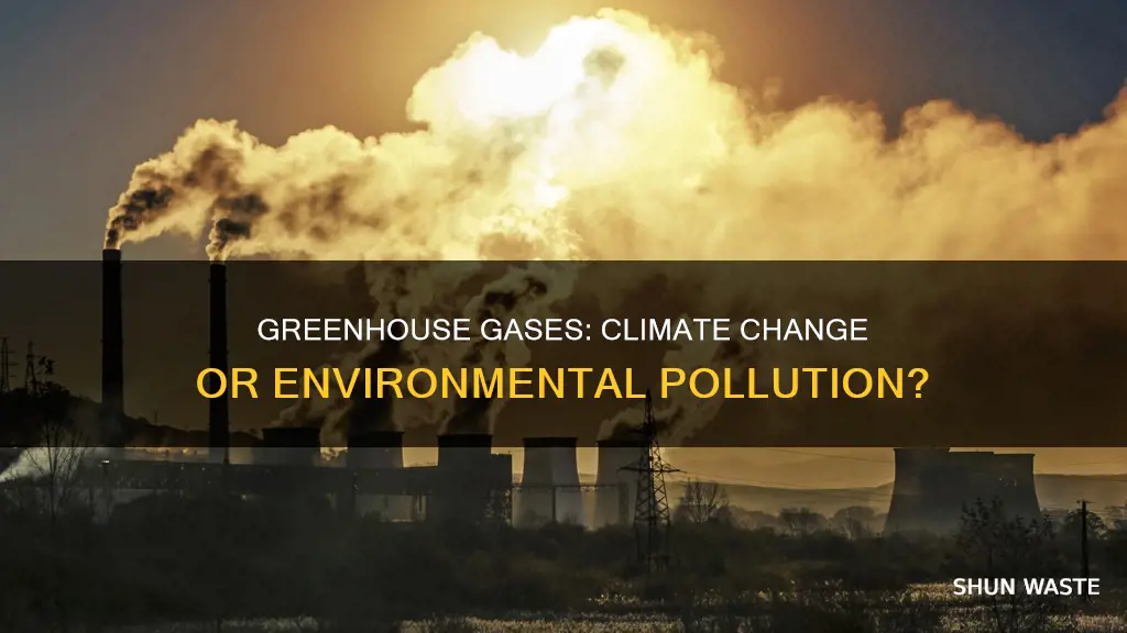 do greenhouse gas cause pollution