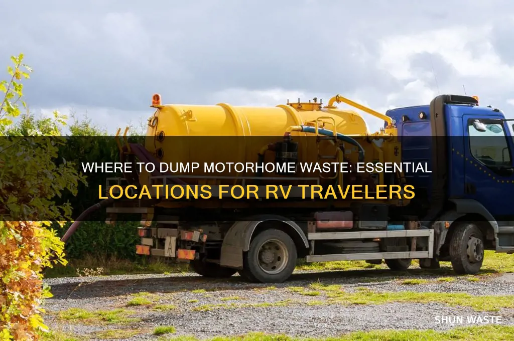 do hey have places to empty your motorhome waste