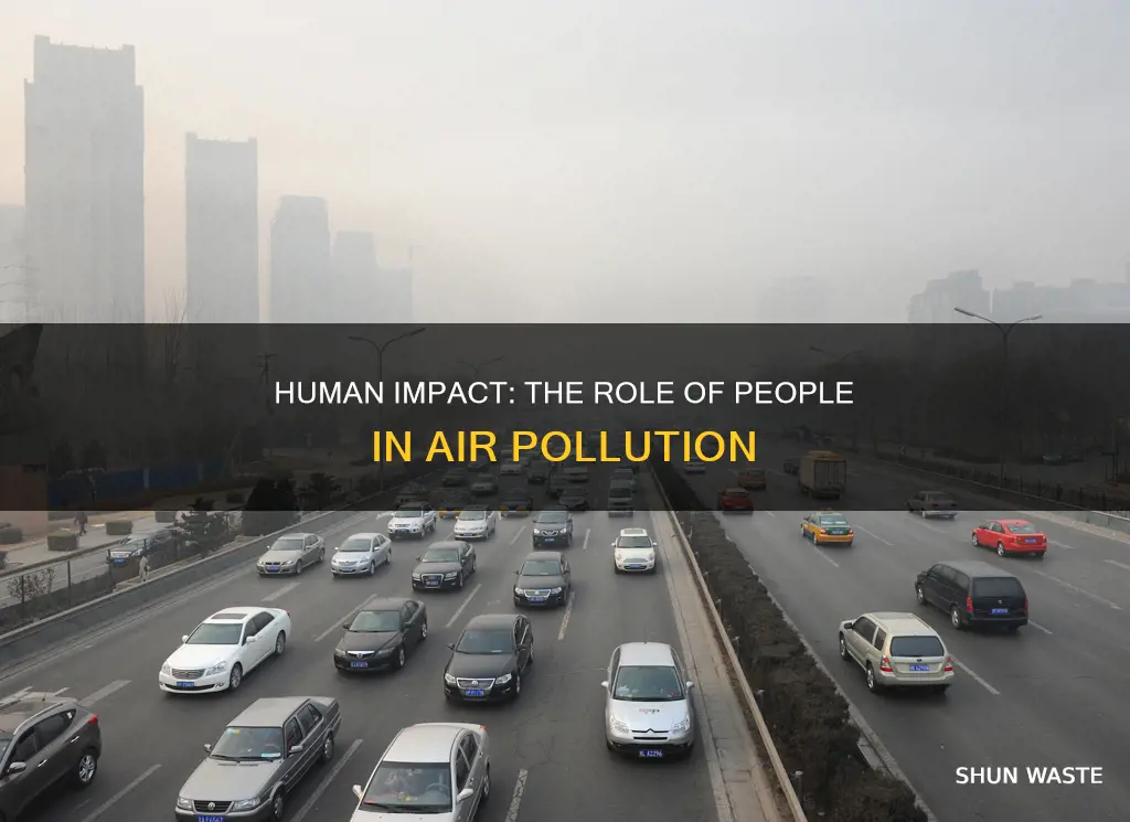 do humans cause air pollution