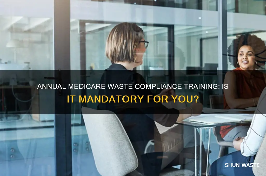 do i have to complete medicares waste compliance training yearly