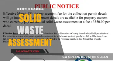Understanding Annual Solid Waste Assessment Fees: Do You Need to Pay?