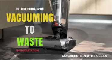 Rinsing After Vacuuming: Is It Necessary or a Waste of Time?