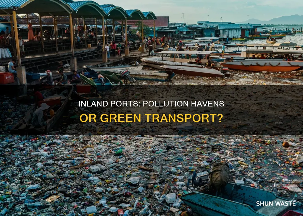 do inland ports create pollution