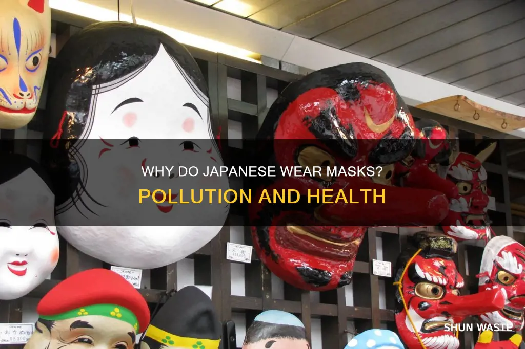 do japanese wear masks because of pollution