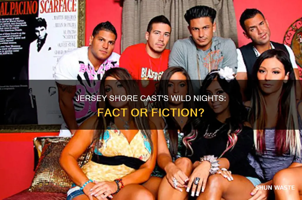 do jersey shore cast get wasted on set