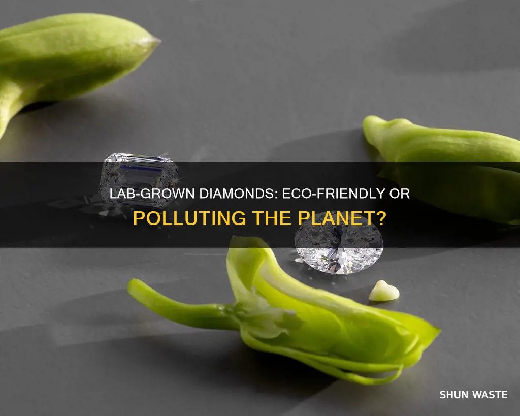 do lab grown diamonds pollute