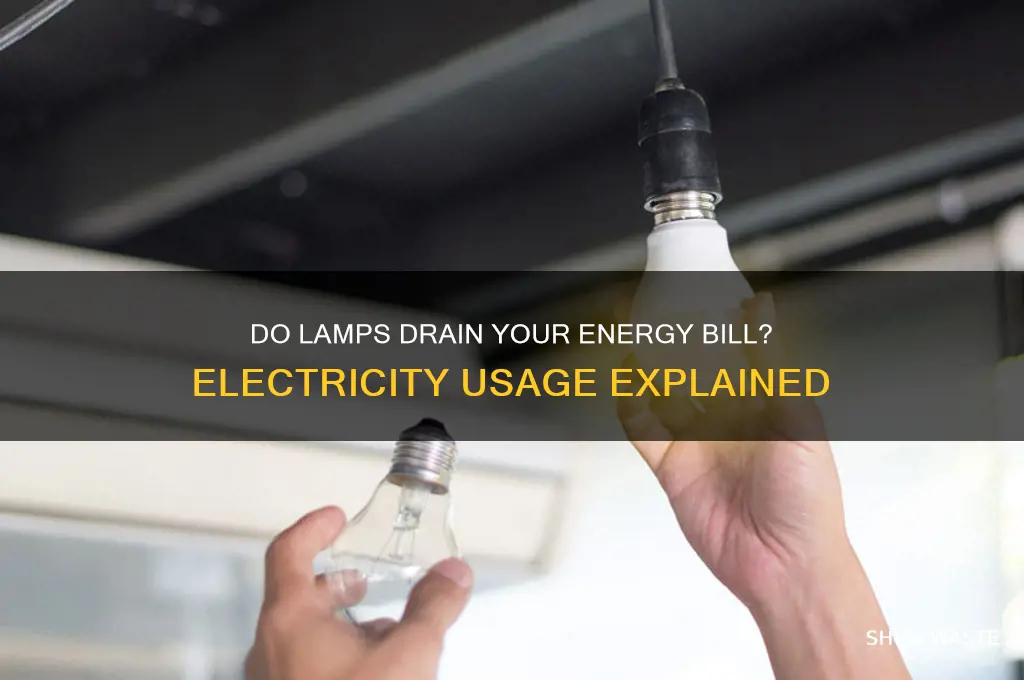 do lamps waste a lot of electricity