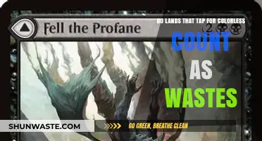 Are Colorless Mana Lands Considered Wastes in Magic: The Gathering?