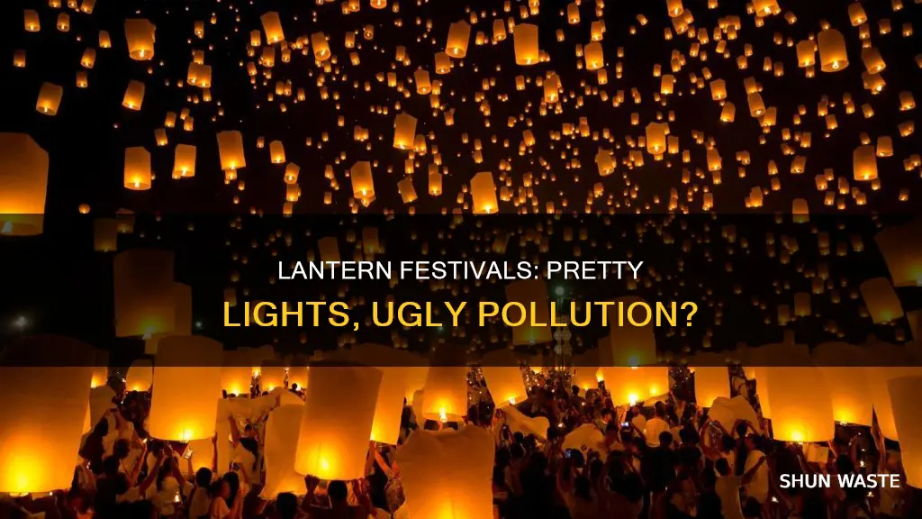 do lantern festivals pollute