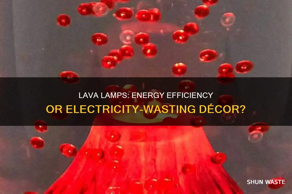 do lava lamps waste a lot of electricity