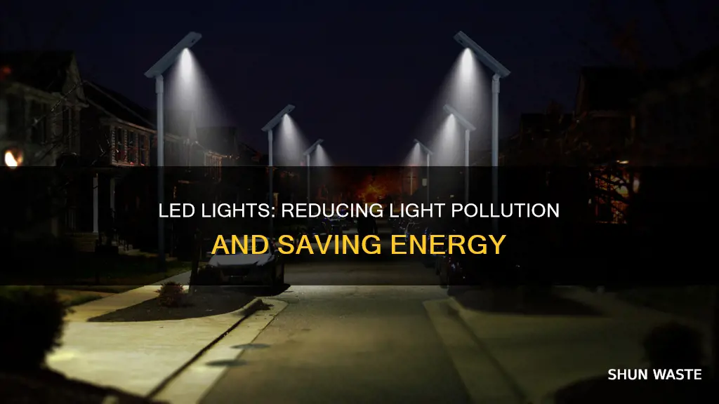 do led lights reduce light pollution