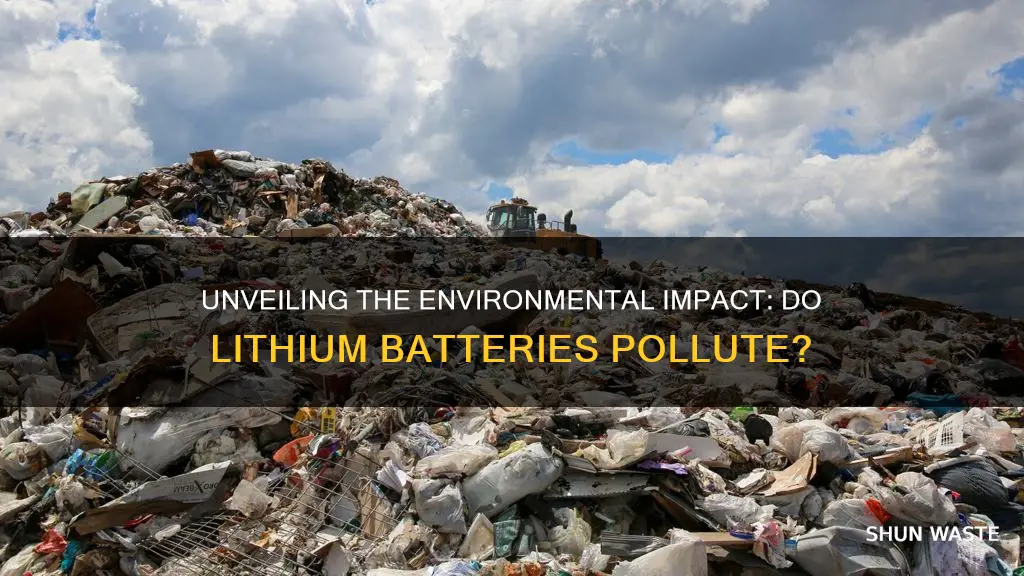 do lithium batteries cause pollution