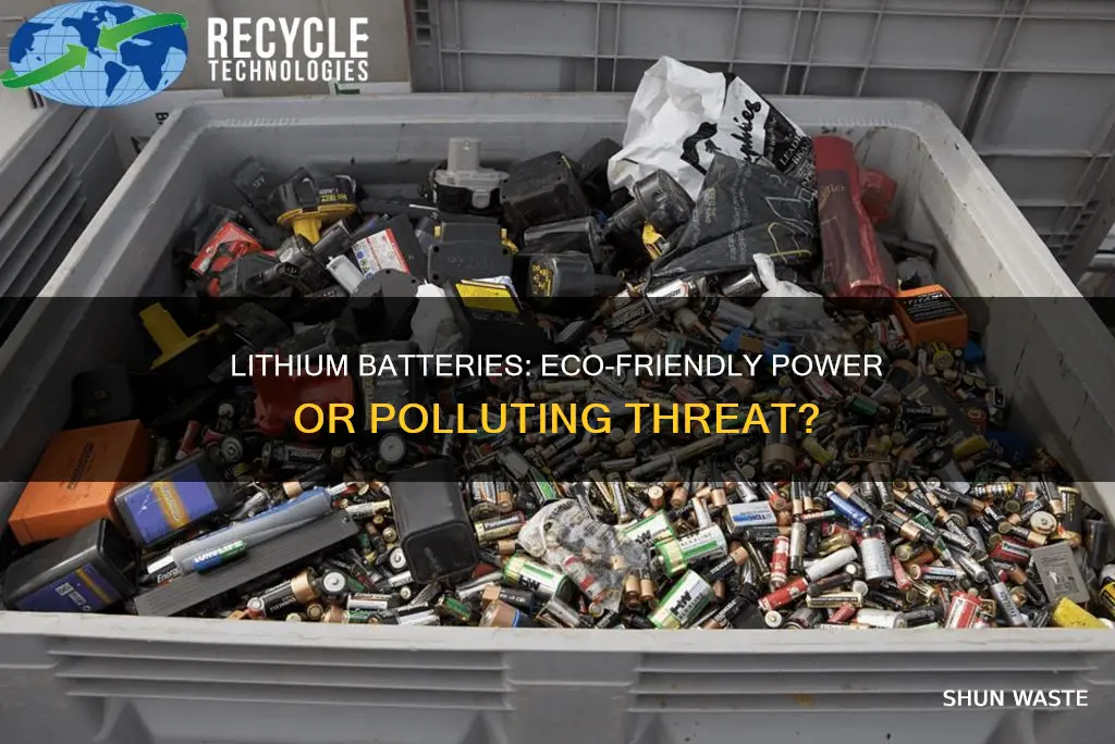 do lithium batteries pollute
