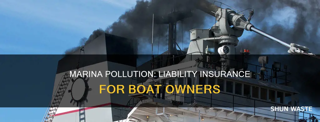 do marinas ask you to carry pollution liability