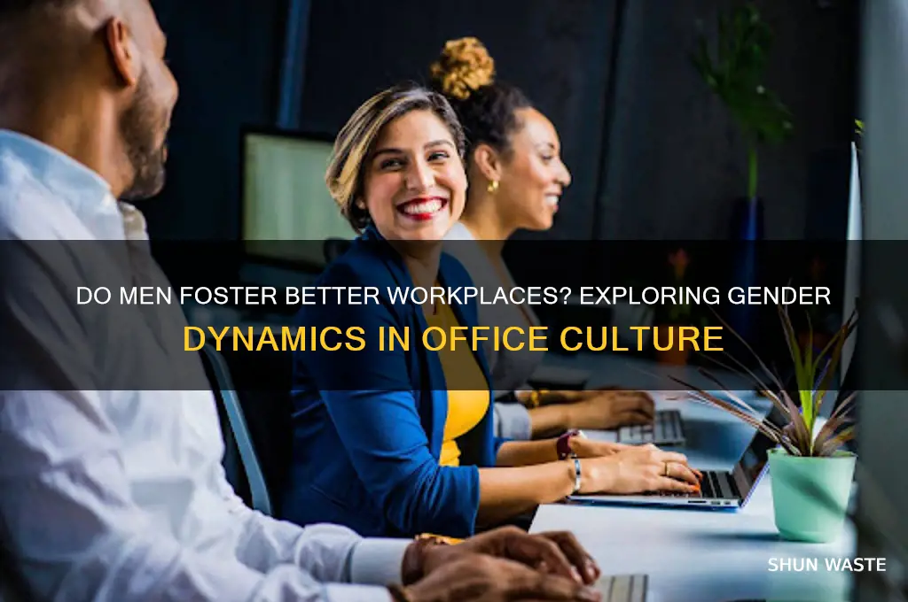 do men create a better work environment