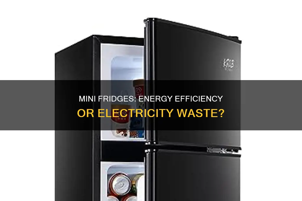 do mini fridges waste a lot of electricity