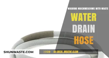 Do New Washing Machines Include a Waste Water Drain Hose?