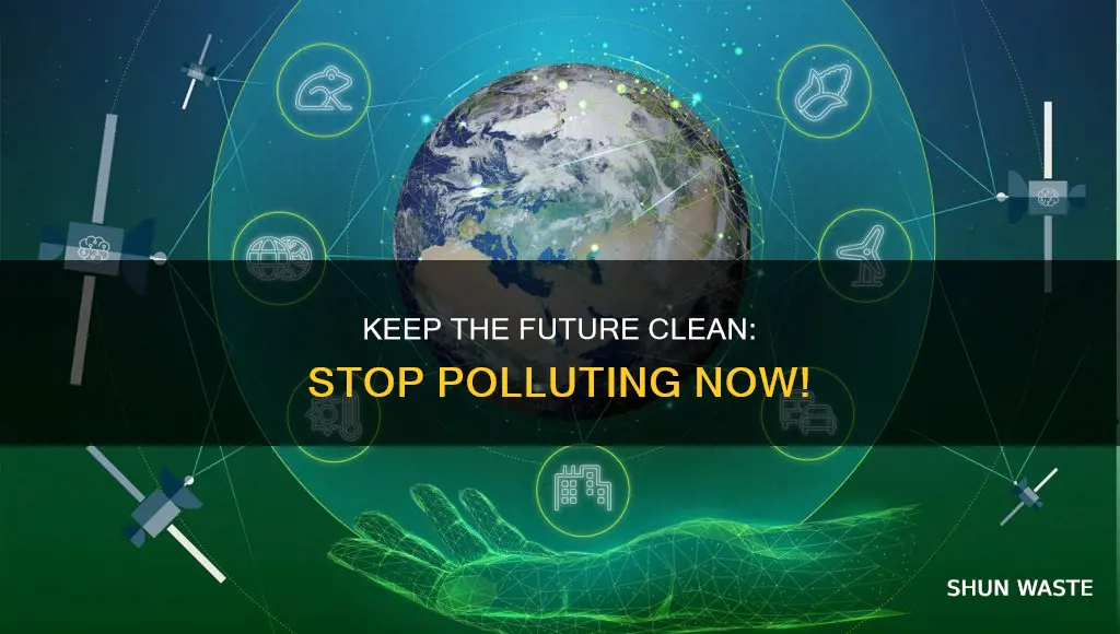 do not pollute futuristic