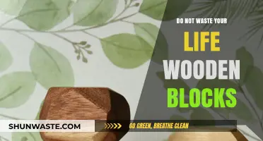 Avoid Wasting Life: Transform Wooden Blocks into Meaningful Creations