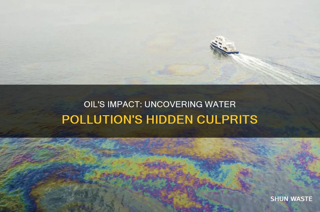 do oil cause water pollution