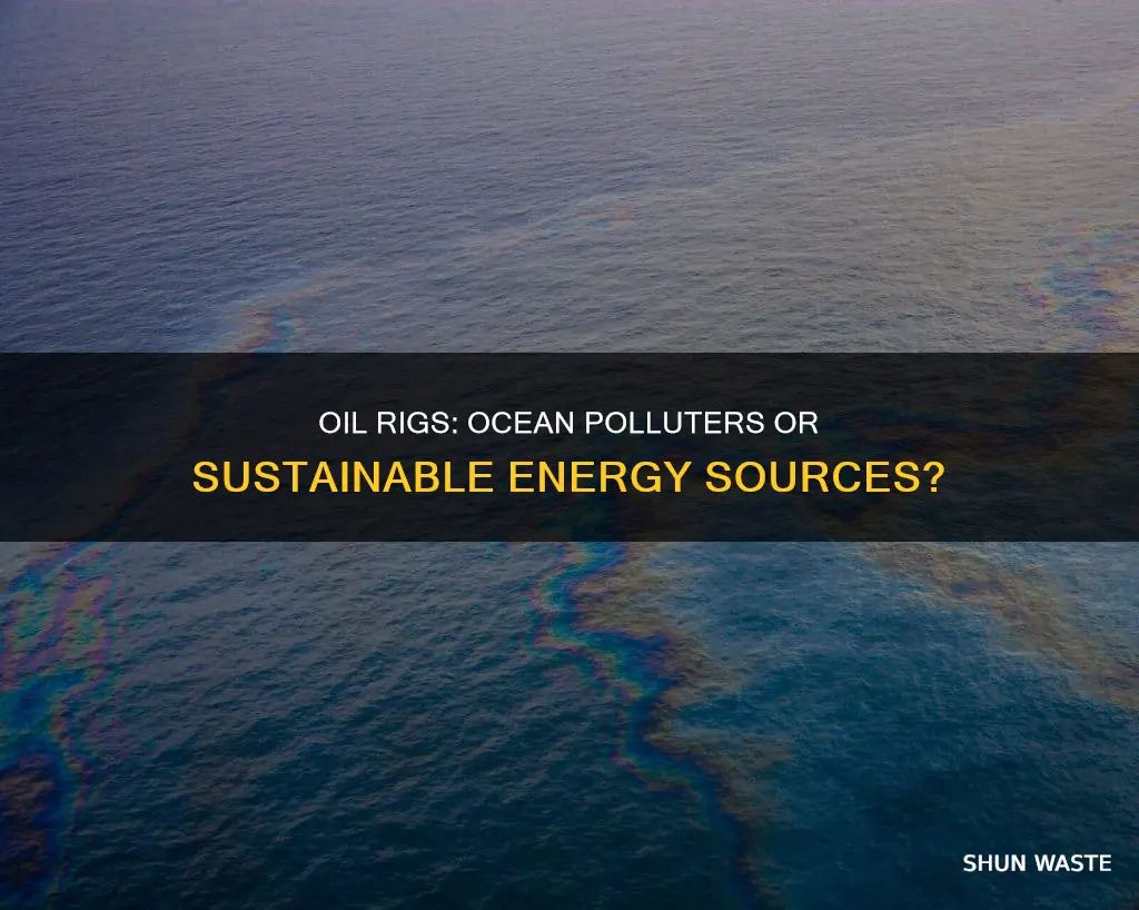 do oil rigs pollute the ocean