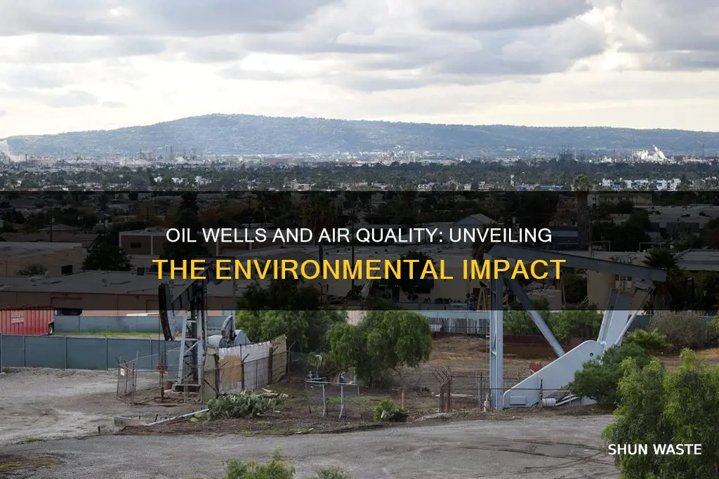 do oil wells cause air pollution