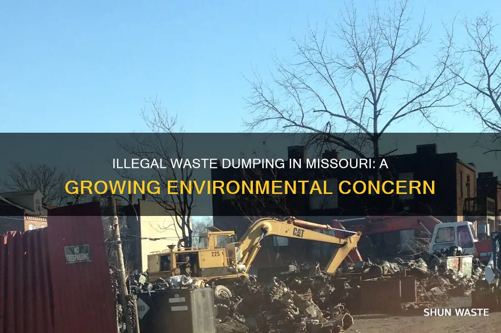 do people dump illegal waste in misoure